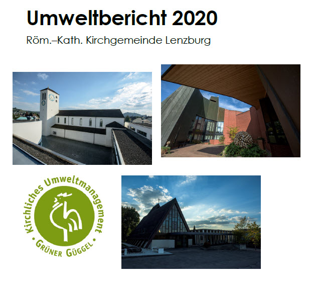 Titelbild Umweltbericht Röm-Kath Kirchgemdeinde Lenzburg